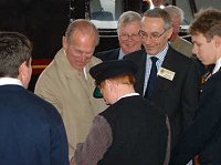 The Duke of Edinburgh meets the Trackers